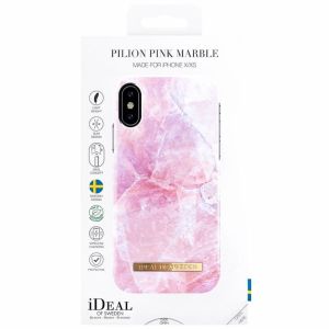 iDeal of Sweden Pilion Pink Marble Fashion Back Case für das iPhone Xs / X