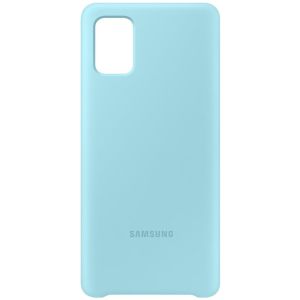 Samsung Original Silikon Cover Blau für das Galaxy A71