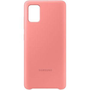 Samsung Original Silikon Cover Rosa für das Galaxy A51
