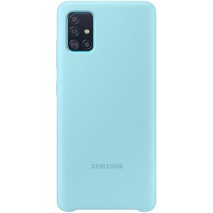 Samsung Original Silikon Cover Blau für das Galaxy A51