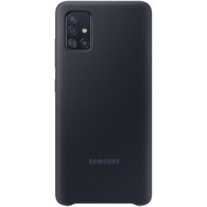 Samsung Original Silikon Cover Schwarz für das Galaxy A51