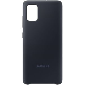Samsung Original Silikon Cover Schwarz für das Galaxy A51