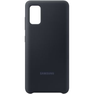 Samsung Original Silikon Cover Schwarz für das Galaxy A41