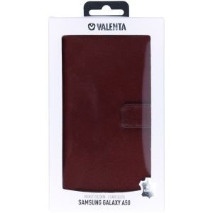 Valenta Klapphülle Leather Braun für das Samsung Galaxy A50 / A30s