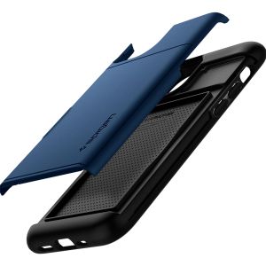 Spigen Slim Armor CS Case für das iPhone 12 (Pro) - Dunkelblau