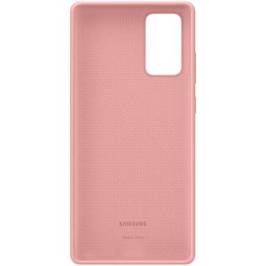 Samsung Original Silikon Cover für Galaxy Note 20 - Mystic Bronze