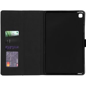 iMoshion Luxus Tablet-Klapphülle Samsung Galaxy Tab S6 Lite / Tab S6 Lite (2022) - Dunkelblau