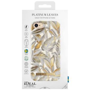 iDeal of Sweden Platinum Leaves Fashion Back Case iPhone SE (2022 / 2020)/8/7/ 6(s)