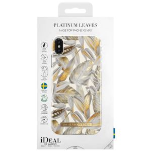 iDeal of Sweden Platinum Leaves Fashion Back Case für das iPhone Xs Max