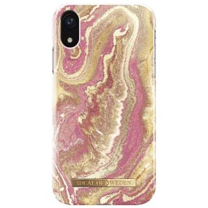 iDeal of Sweden Golden Blush Marble Fashion Back Case für das iPhone Xr
