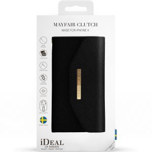 iDeal of Sweden Mayfair Clutch Schwarz für das iPhone Xs