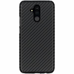 Carbon Look Hardcase-Hülle Schwarz Huawei Mate 20 Lite