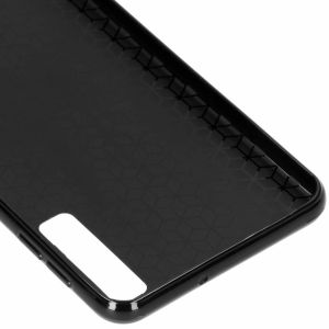 Carbon-Hülle Schwarz für das Samsung Galaxy A7 (2018)