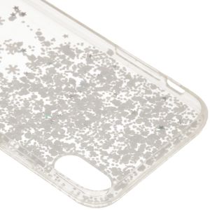 Snowflake Softcase Backcover Weiß für das iPhone X / Xs