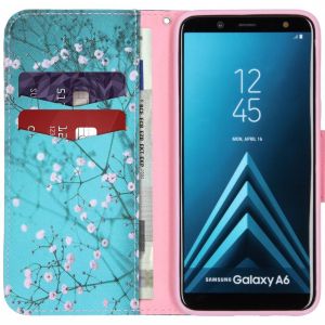 Design TPU Klapphülle für das Samsung Galaxy A6 (2018)