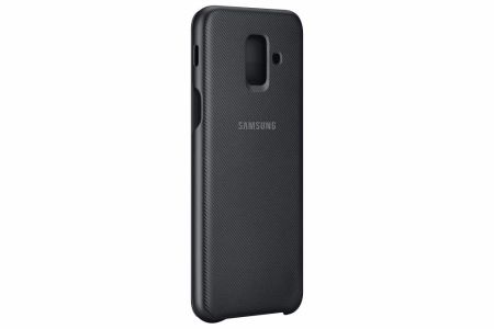 Samsung Schwarzes Original Wallet Klapphülle Galaxy A6 (2018)