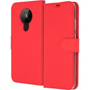 Accezz Wallet TPU Klapphülle für das Nokia 5.3 - Rot