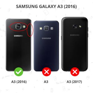 Kleeblumen Klapphülle Türkis für Samsung Galaxy A3 2016
