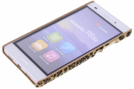 Leoparden Flock Design Hardcase-Hülle für Huawei P8 Lite