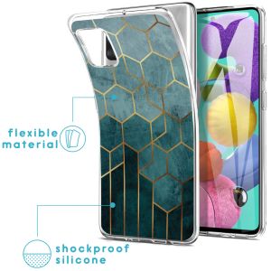 iMoshion Design Hülle Samsung Galaxy A51 - Muster - Grün