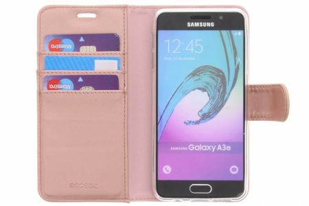 Accezz Wallet TPU Klapphülle Samsung Galaxy A3 (2016) - Roségold