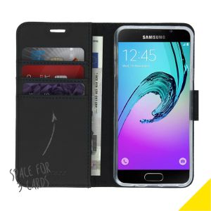 Accezz Wallet TPU Klapphülle Samsung Galaxy A3 (2016) - Schwarz