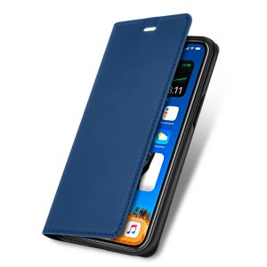 iMoshion Slim Folio Klapphülle iPhone 12 (Pro) - Dunkelblau