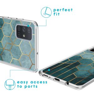 iMoshion Design Hülle Samsung Galaxy A71 - Muster - Grün