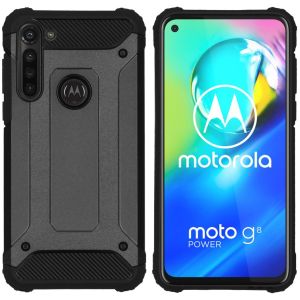 iMoshion Rugged Xtreme Case Schwarz Motorola Moto G8 Power