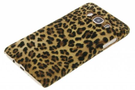 Leoparden Flock Hardcase-Hülle Samsung Galaxy J5 (2016)