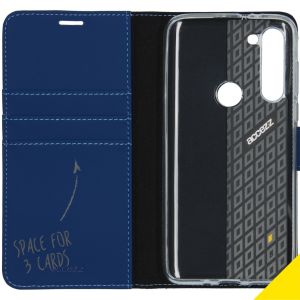 Accezz Wallet TPU Klapphülle für das Motorola Moto G8 Power - Blau