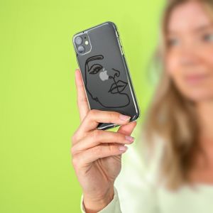 iMoshion Design Hülle Motorola Moto G8 Power - Abstraktes Gesicht