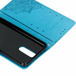 Mandala Klapphülle Blau für das Huawei Mate 10 Lite