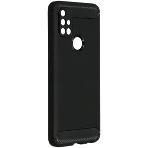 Brushed TPU Case für das OnePlus Nord N10 5G - Schwarz