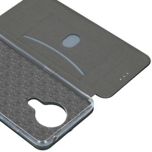 Schlanke Klapphülle für das Nokia 5.3 - Schwarz