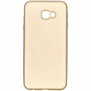 Carbon-Hülle Gold für das Samsung Galaxy J4 Plus