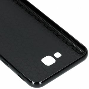 Carbon-Hülle Schwarz für das Samsung Galaxy J4 Plus