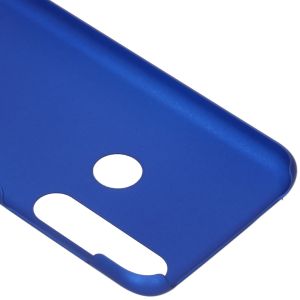 Unifarbene Hardcase-Hülle Blau Motorola Moto G8 Plus