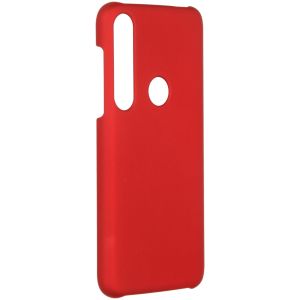 Unifarbene Hardcase-Hülle Rot Motorola Moto G8 Plus