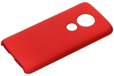 Unifarbene Hardcase-Hülle für das Motorola Moto E5 / G6 Play - Rot