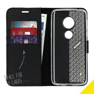 Accezz Wallet TPU Klapphülle Schwarz Motorola Moto E5 / G6 Play
