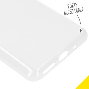Accezz TPU Clear Cover Transparent für das Motorola One Macro