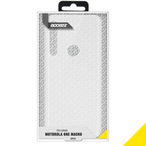Accezz TPU Clear Cover Transparent für das Motorola One Macro
