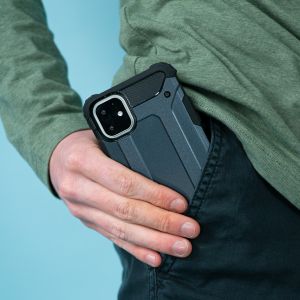 iMoshion Rugged Xtreme Case Dunkelblau für das Motorola One Macro
