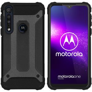iMoshion Rugged Xtreme Case Schwarz für das Motorola One Macro