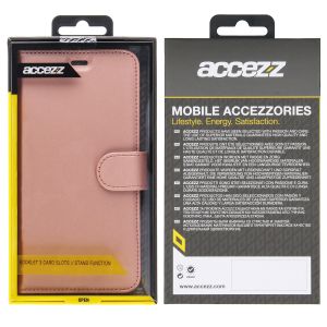 Accezz Wallet TPU Klapphülle Roségold für Motorola Moto G7 / G7 Plus