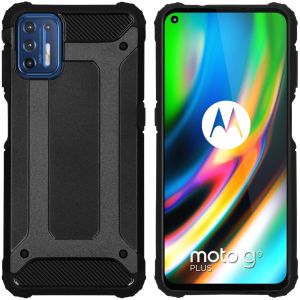 iMoshion Rugged Xtreme Case Motorola Moto G9 Plus - Schwarz