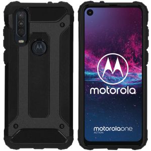 iMoshion Rugged Xtreme Case Schwarz für das Motorola One Action