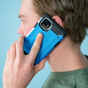 iMoshion Rugged Xtreme Case Hellblau für Motorola One Vision