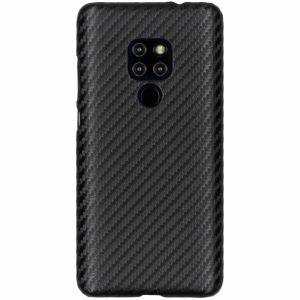 Carbon Look Hardcase-Hülle Schwarz Huawei Mate 20